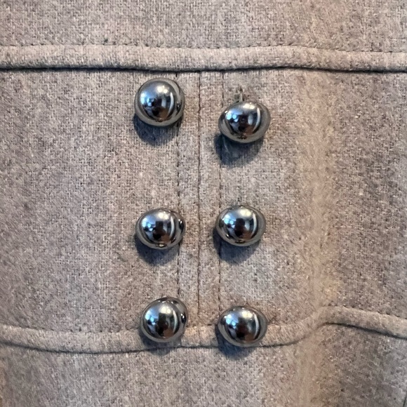 Beautiful grey wool vintage coat - Picture 7 of 12